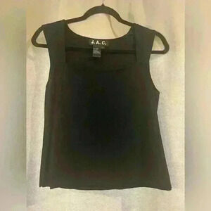 Women’s Black Square Neck J.A.C. Top
